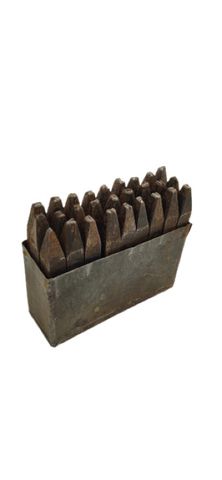 Alphabetische Schlagbuchstaben Vintage