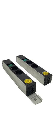 2x Rexroth 3 842 539 846 Doppel Steckdosenleiste schaltbar