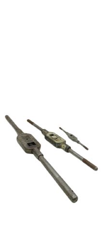 3x Verstellbarer Hand Gewindebohrerhalter Gewindebohrer