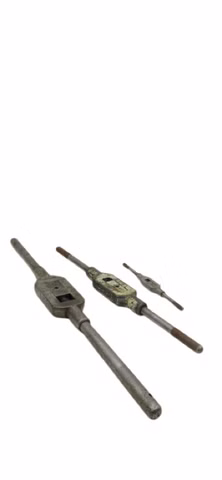 3x Verstellbarer Hand Gewindebohrerhalter Gewindebohrer