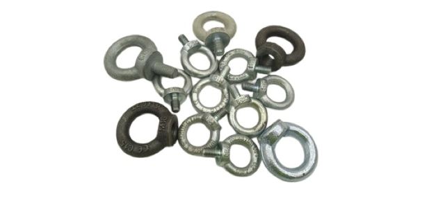 Augenschrauben verschiedenen Größen