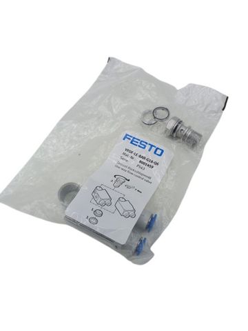 2x Festo 8001459 VFOF-LE-BAH-G18-Q6 Drossel-Rückschlagventil