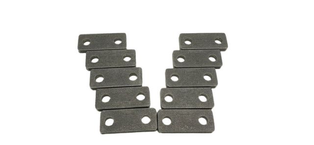 10x 2 Loch Flachplatten Verbinder Abstandshalter