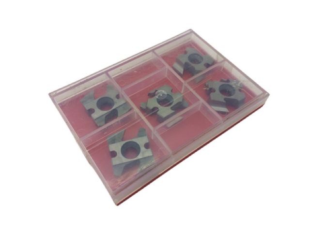 5x H2 654002 Hartmetall-Wendeschneidplatten HW K20K25