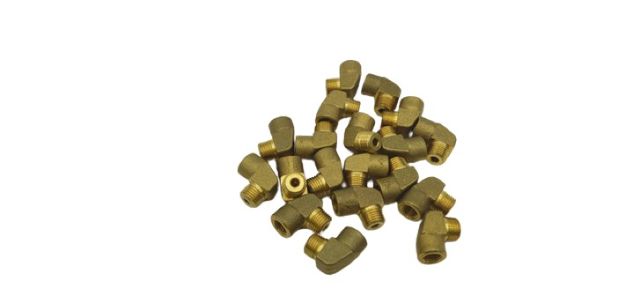 19x Winkelverschraubung Messing Gewinde Fitting 90 Grad