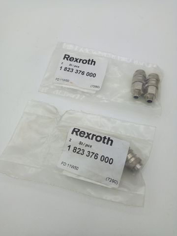 4x Rexroth 1 823 376 000 Verschlusskupplung