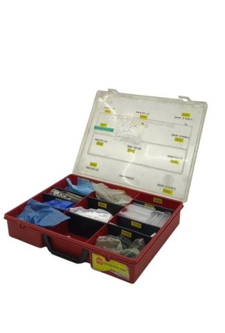 Rote Aufbewahrungsbox Aufbewahrung Beladekopf Koffer 1