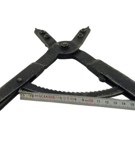 Montagezange für Außensicherungsringe gewinkelt