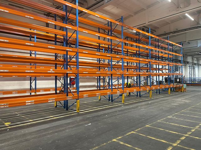 21,6 m Stow Pal Rack Palettenregal 6 m hoch 6 Ebenen Schwerlastregal Regal