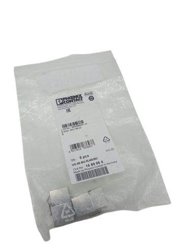 5x Phoenix Contact 16 89 06 4 VS-08-BU-RJ45/BU Adapter