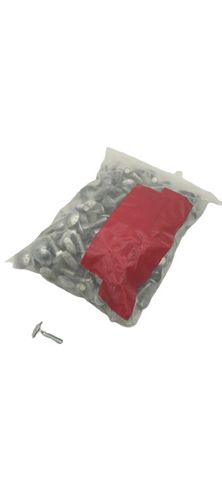 100x M8 8.8 Stahl Schlossschraube Rundkopf Vierkantansatz