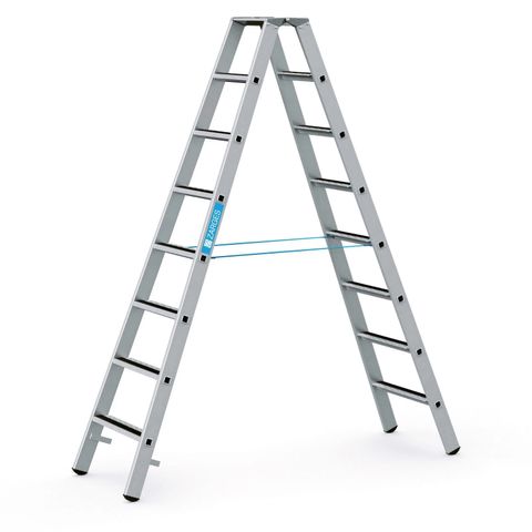 Zarges 41559 Stehleiter 2x8 Stufen Stufenleiter 2,27m Leiter