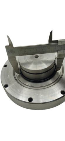 Flanschgehäuse Rund Aluminium mit Anschlussgewinde