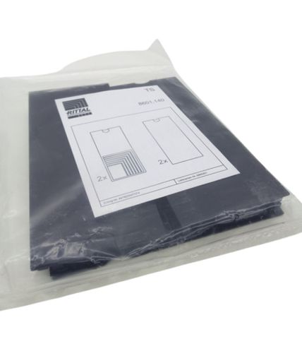2x Rittal 8601140 Abdeckkappe set für Sockelelemente TS