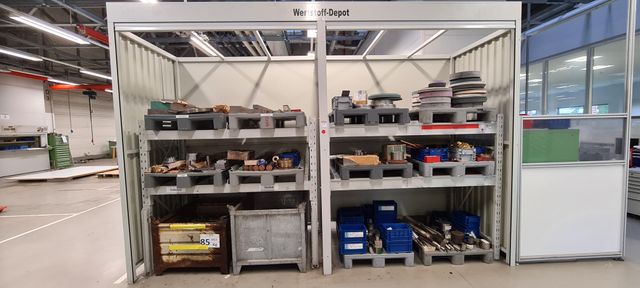 Wertstoffdepot verschließbar Wertstoff Depot Wertstofflagerung Lagerdepot