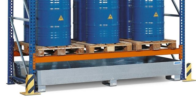 DENIOS PRW65 Regalwanne 705L Gefahrstoff 2680 × 1300 × 345 mm