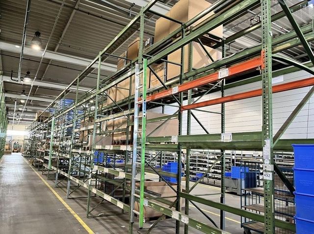 248,4m Palettenregal GEHRING P80 VS 2700mm Feld Höhe 4,85-5,35m 3 Ebenen