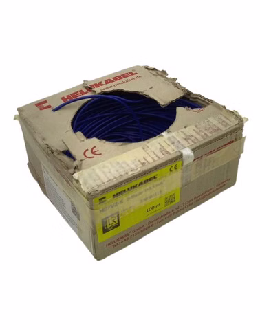 100m Helukabel 309002513 Einzeladerkabel H07V2-K D-Blau
