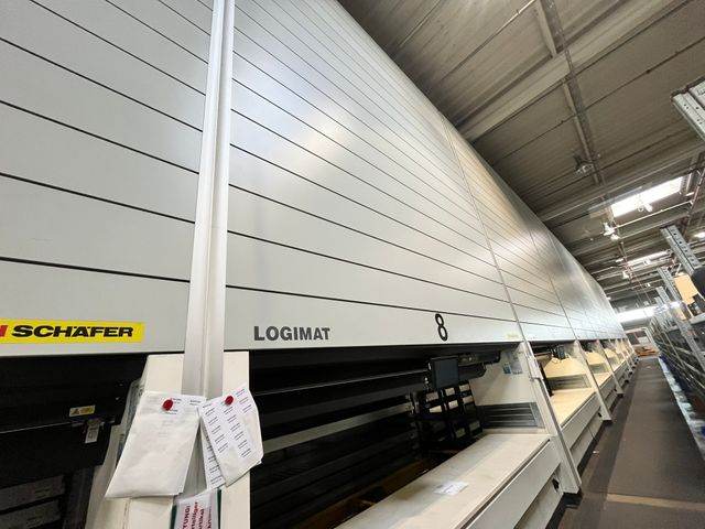 SSI Schäfer automatischer vertikaler Lagerlift SSI Logimat Typ SLL 47 Tabletts