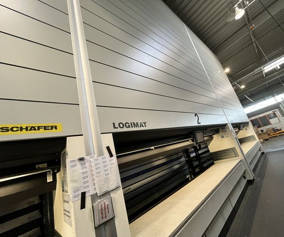 SSI Schäfer automatischer vertikaler Lagerlift SSI Logimat Typ SLL 47 Tabletts 