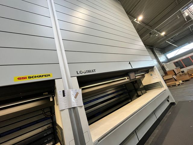 SSI Schäfer automatischer vertikaler Lagerlift SSI Logimat Typ SLL 45 Tabletts 