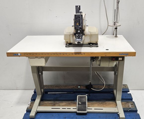 Juki MB-1377 Ein-Faden-Kettenstich-Knopfannähmaschine Kreuz und Vierloch