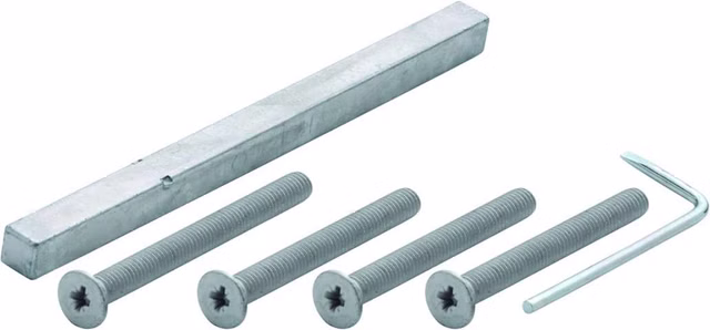 3x Hoppe 12113657 ZBSET-SBE-GR/GR-UB-M6-VLL Befestigungsset