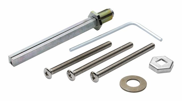 5x Hoppe 650415 ZBSET-SBE-KN/GR-UB-M6-PRF-FDW Befestigung