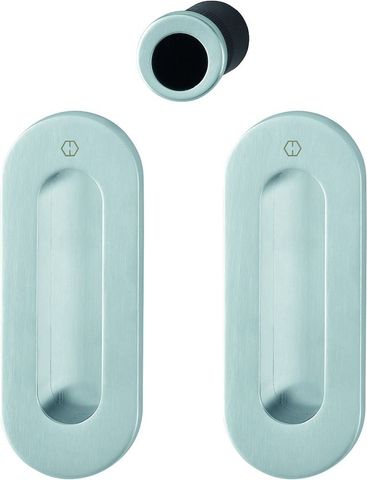 Hoppe 3207429 M472 Min 33mm Taschentür-Sets F41R Satinchrom