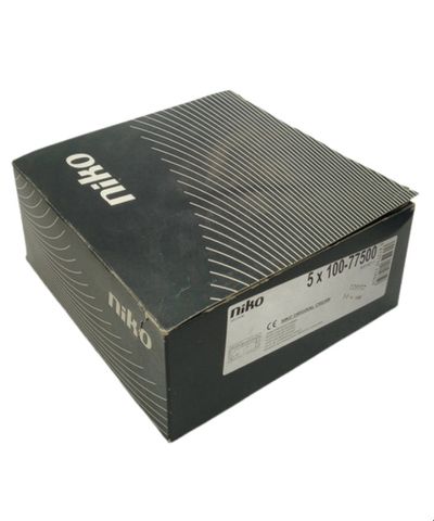 5x Niko 100-77500 Doppelseitige Aufputz-Montagebox Crème