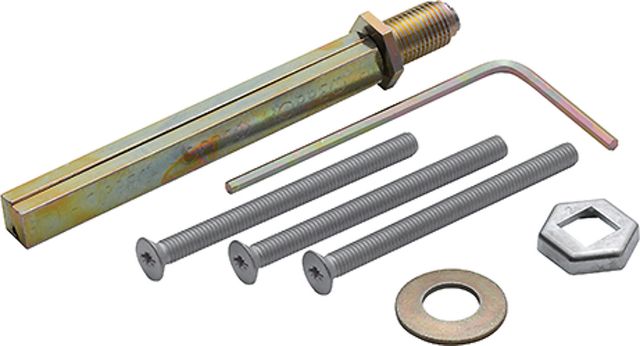 10x Hoppe 3702649 SBE-KN/GR-UBM6- 87-92mm Befestigungs­set