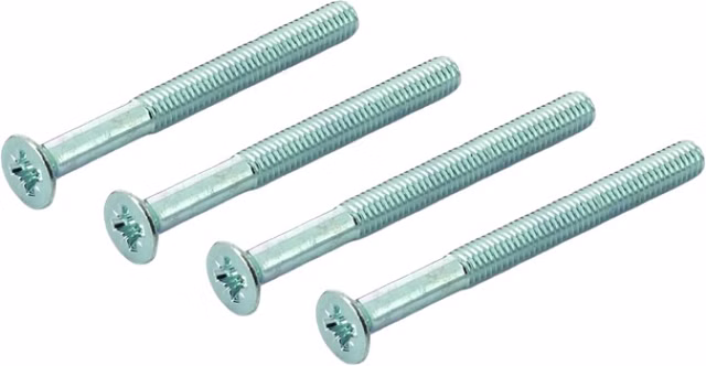 9x Hoppe 11602089 ZBSET-SCHR-HS-MU/GR-M6-FLKO-KR 95x100mm 