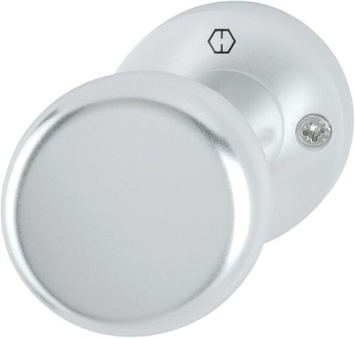 2x Hoppe 3035647 53/11 12mm Knopfrosette Halbgarnitur