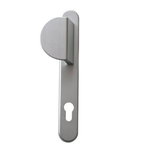 Hoppe 554 3357N Stoßgriffschmal Schild Aluminium