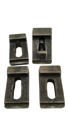 4x Spannpratze Nutstein Spannklemme Set Stahl