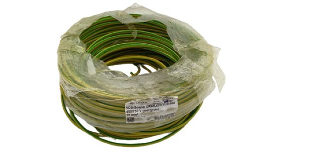 90m Draka 100907F 10mm² 450/750 V VDS-Soepel Kabel