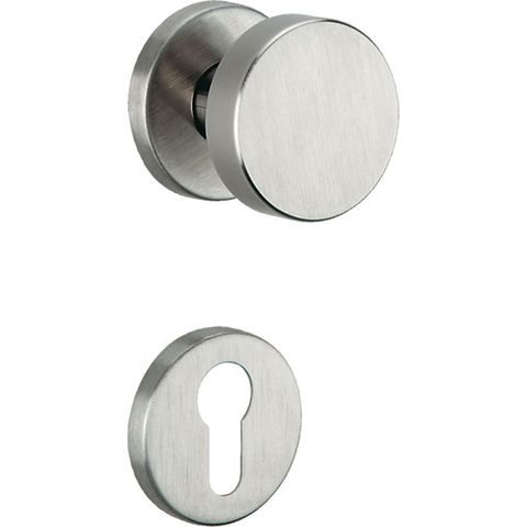 977.571/6500 Knopf Drückergarnitur Rosetten Inox 9775716500