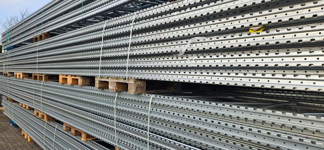 18,50 m Nagy PB-80 Palettenregal Höhe 10,3 M Hochregal 7 Ebenen 5 Felder verzinkt