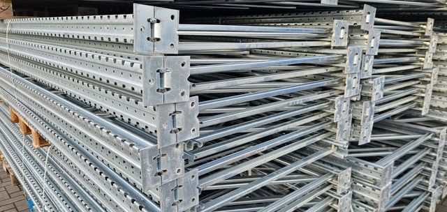 25,80 m Nagy PB-80 Palettenregal Höhe 10,3 M Hochregal 7 Ebenen 7 Felder verzinkt