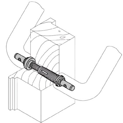 HEWI TS 70-85mm BA5.1.70.85 Befestigungssystem