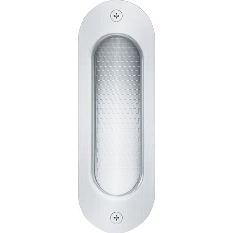 2x FSB 42 4212 Schiebetürmuschel Oval Edelstahl Fein Matt