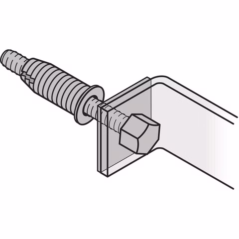 FSB 0 05 0585 00336 6204 45mm Gewindebuchse für MHK-Türen M8