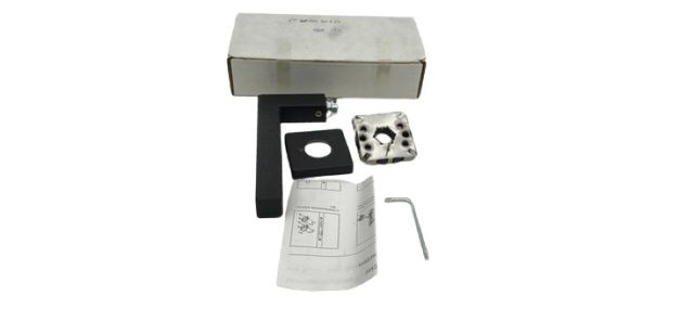 Behle LT 420.40.9.64 Drückerlochteil schwarz 20x20 mm