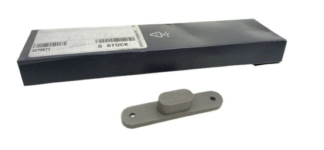 2x KFV 3275871 2300-06-20R Schließkasten Flachschließblech