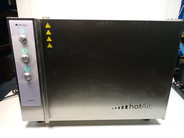 devapo Junior 28 Konvektionsofen Ofen Backofen für Bake-off-Produkte + Gestell