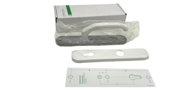 greenteQ 217.272/0091 DG 48.S2 PZ 92 Türdrücker Halbgarnitur