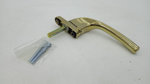 GreenteQ 394.274/7111 Fenstergriff FG50.V.ZD poliertes Gold