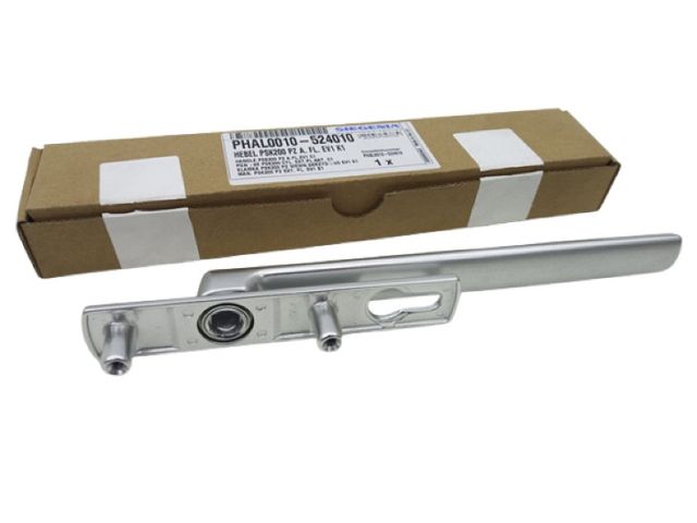 Siegenia PHAL0010-524010 Hebel PSK 200 PZ A. FL Außen Silber