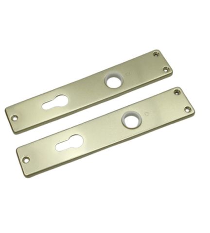 3x Hoppe 611355 201PI Langschild, Türschild-Paar