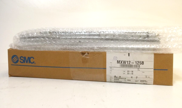SMC MXW12 - 125B Guided Cylinder, Kompaktschlitten NEU